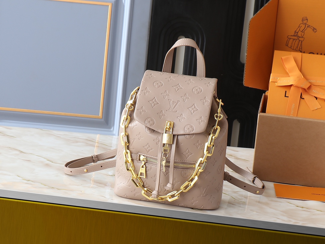 LV Classic Crossbody Bag Monogram Canvas Magnetic Lock